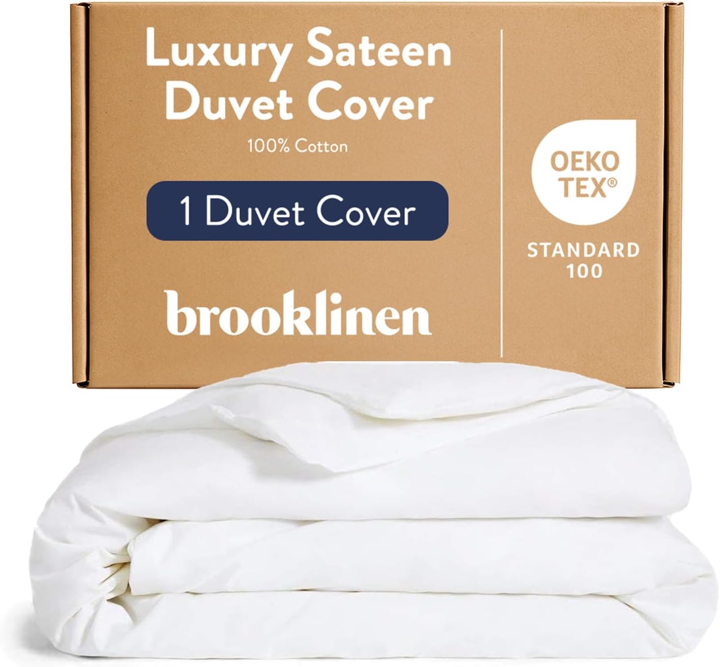 Luxury Sateen Duvet Cover Twin/Twin XL - Soft Cotton Comfort