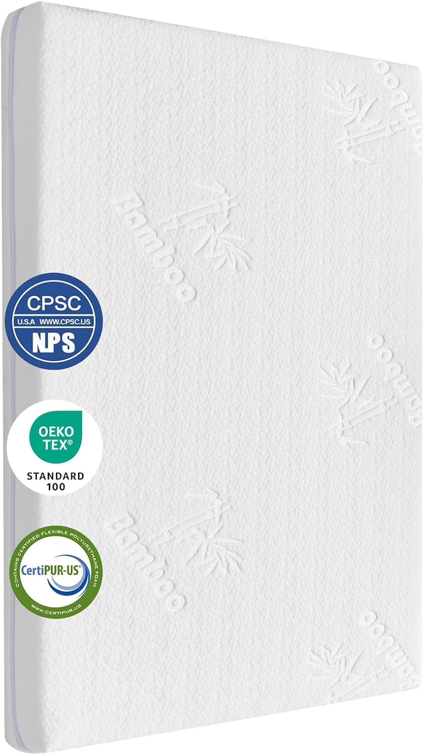 32x22 Bassinet Mattress for Fodoss: Dual Sided Gel Foam Comfort
