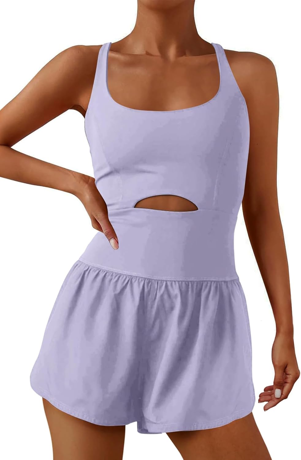 ReachMe Womens Running Onesie Athletic Romper for Workouts