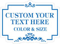 Custom Sign Outdoor Metal - Personalized 18 x 12 in Sign for Yard