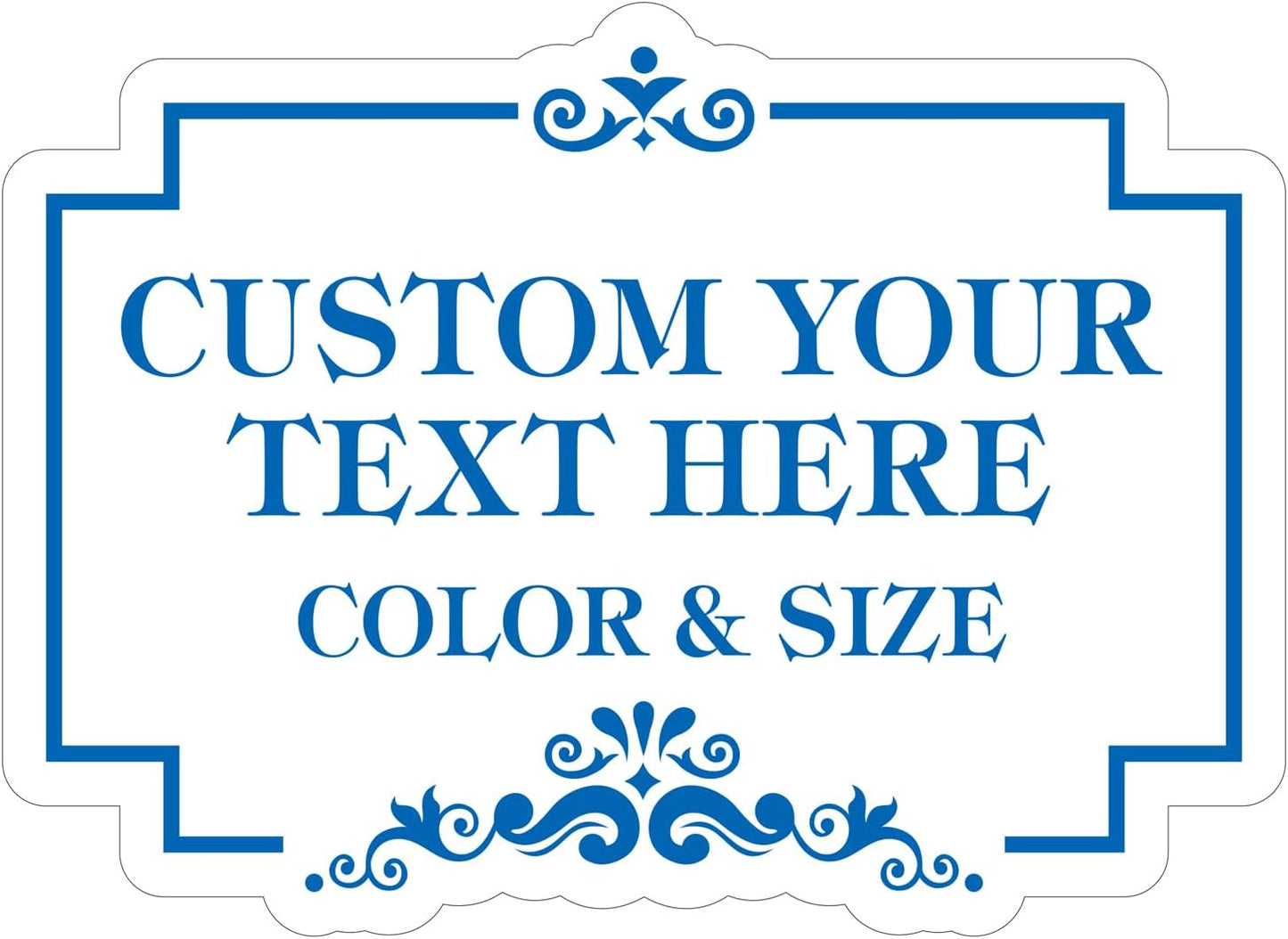 Custom Outdoor Metal Sign - Personalized for Home or Business