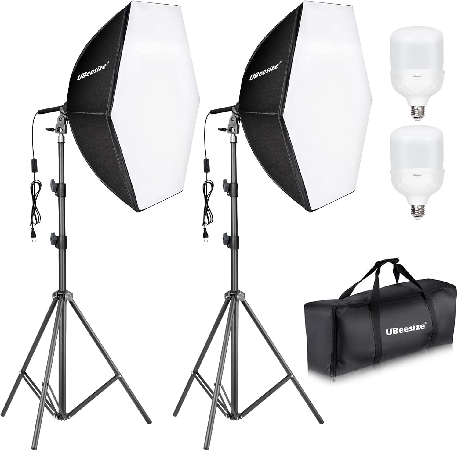 UBeesize Softbox Photography Lighting Kit for Perfect Shots