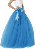 EllieHouse Womens Long Tulle Skirt PC05 - Layered Party Tutu