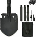 iunio Folding Camping Shovel 35in - Portable Multitool Spade
