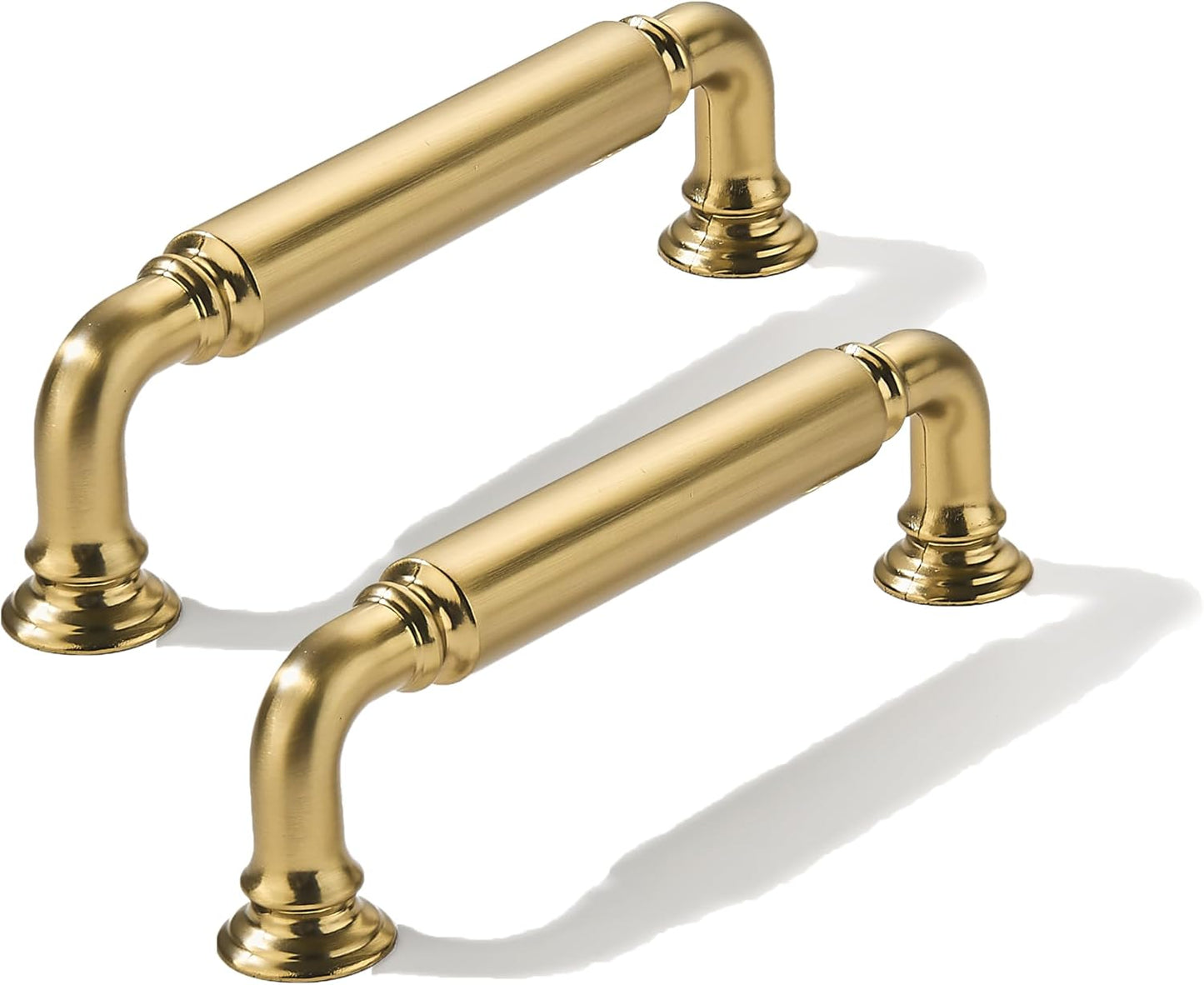 Brushed Brass Heavy-Duty Cabinet Pulls for Stylish Upgrades