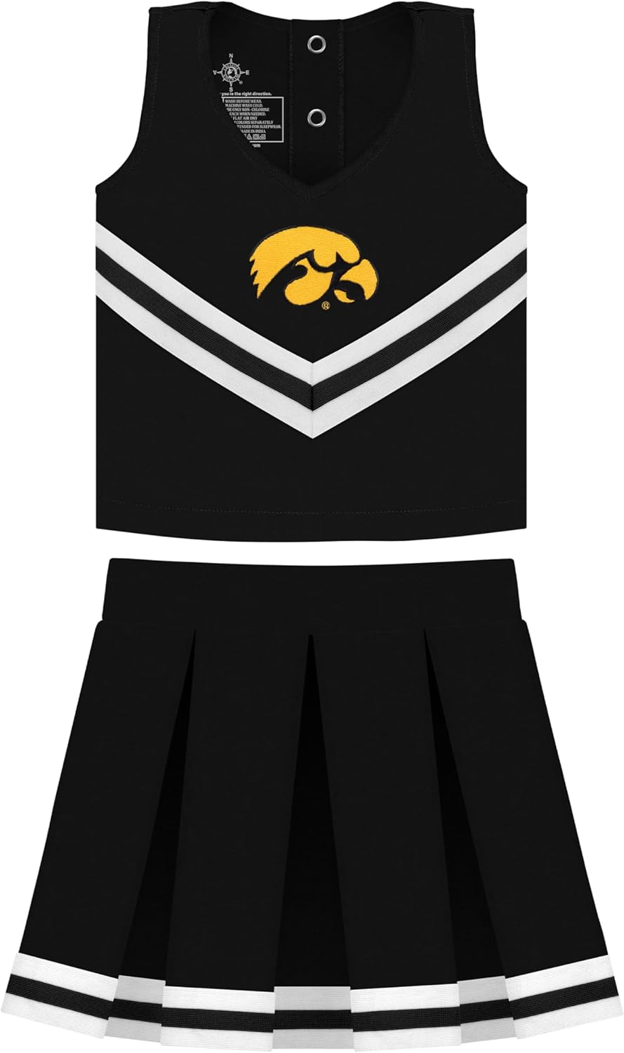 College Baby Youth Cheerleader Dress 3 Piece Set for Little Ones