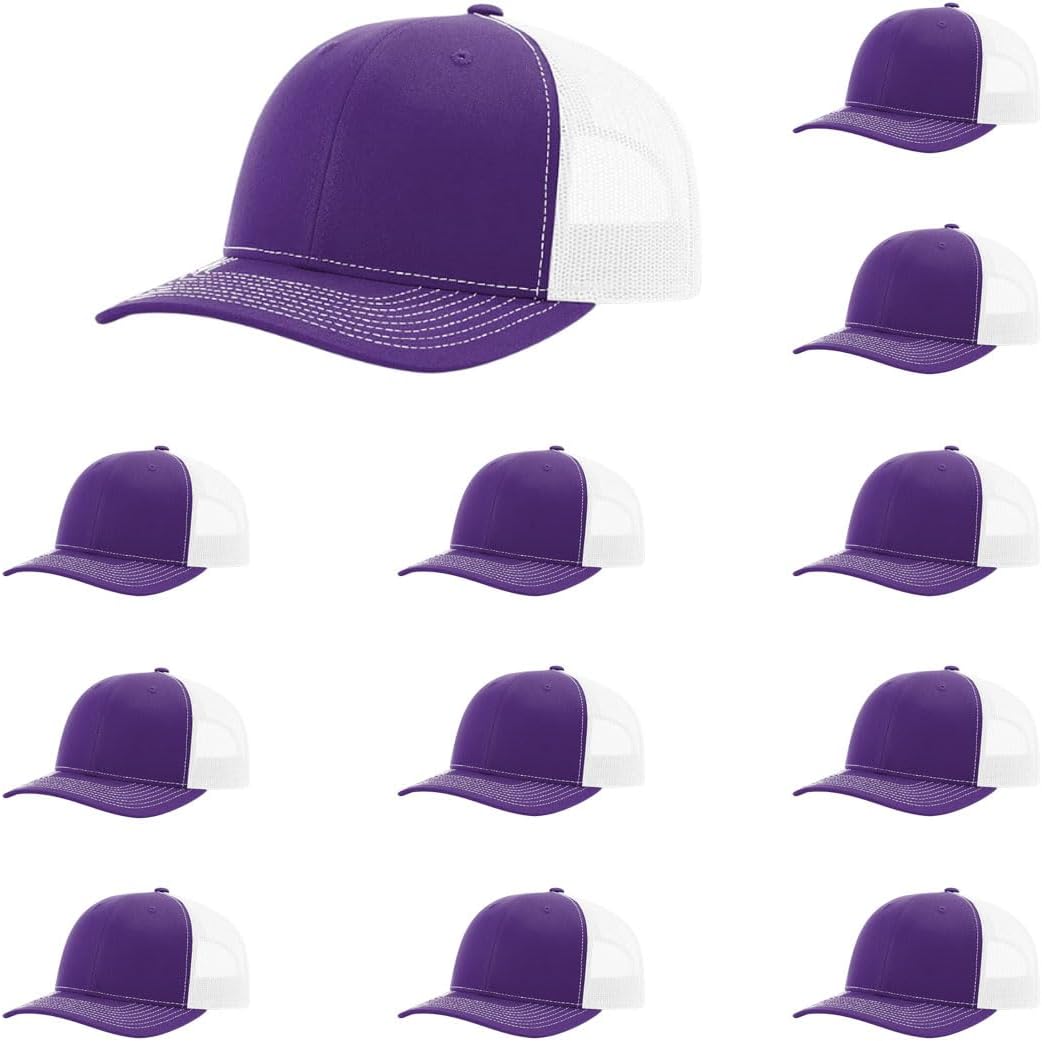 Richardson 112 Classic Six-Panel Adjustable Snapback Trucker Cap