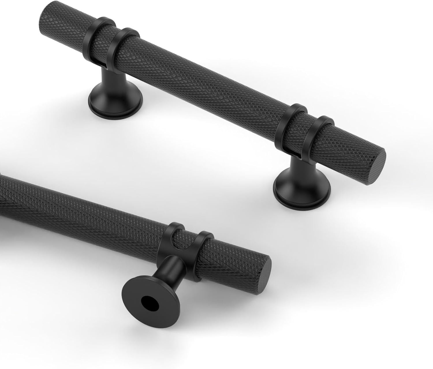 Asidrama 10 Pack 3 Inch Matte Black Kitchen Cabinet Handles