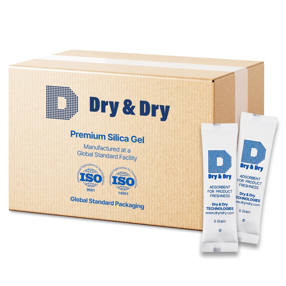 Dry & Dry 5 Gram Silica Gel Packets for Ultimate Moisture Control