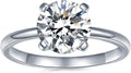 IMOLOVE Solitaire Moissanite Engagement Ring 1CT D VVS1 (Style BGZQ)