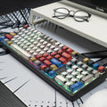Comic-Themed Mechanical Keyboard Keycap Set - Durable PBT Design