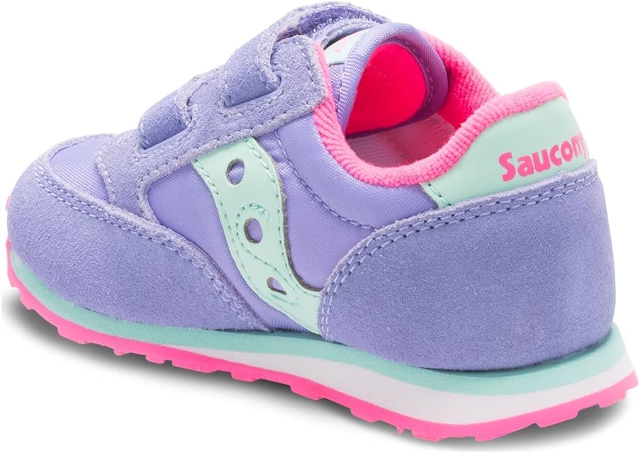 Saucony Kids' Baby Jazz Hook & Loop Sneakers for Active Play
