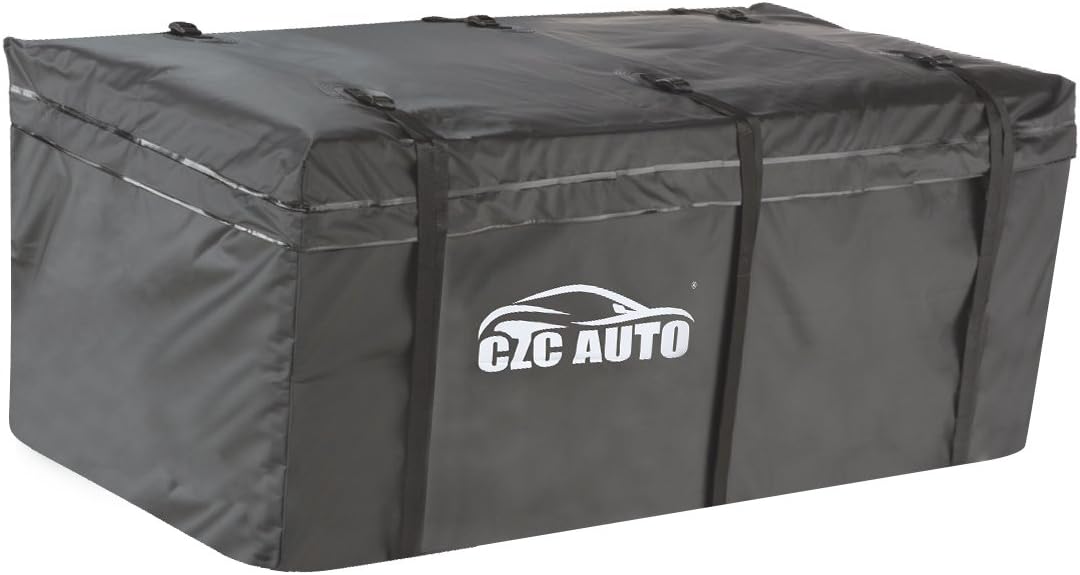 CZC AUTO Hitch Cargo Carrier Bag: Weatherproof 20 cu. ft Storage