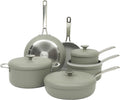 Sur La Table Potluck Porch 10 Piece Ceramic Nonstick Cookware Set