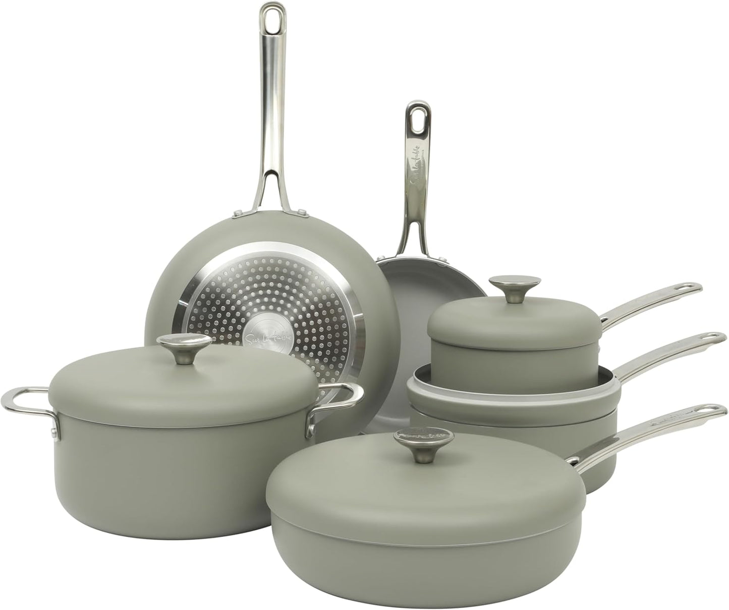 Sur La Table Kitchen Essentials 10 Piece Nonstick Cookware Set