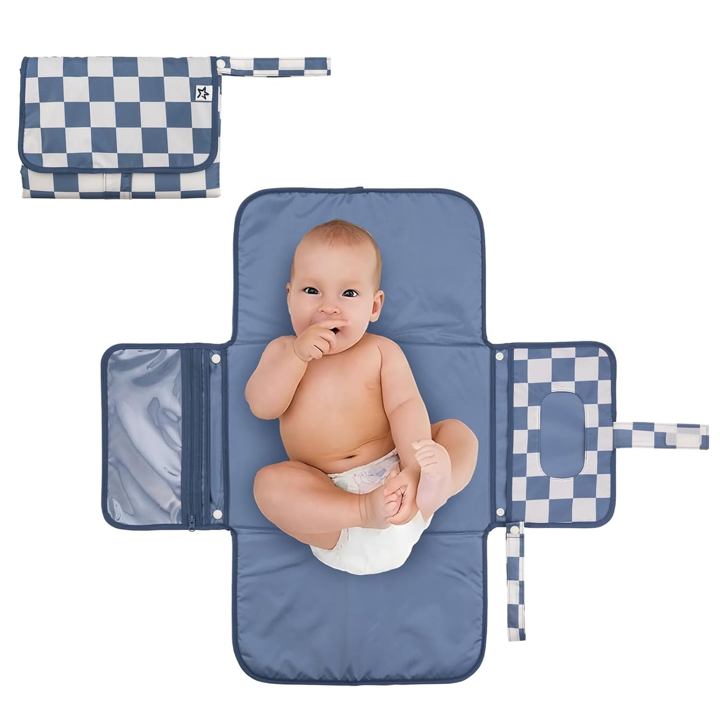 Portable Waterproof Changing Pad for On-the-Go Diaper Changes