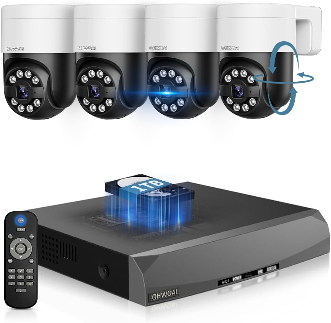 130 Wide Angle 4K Outdoor Wired Security Camera System Review