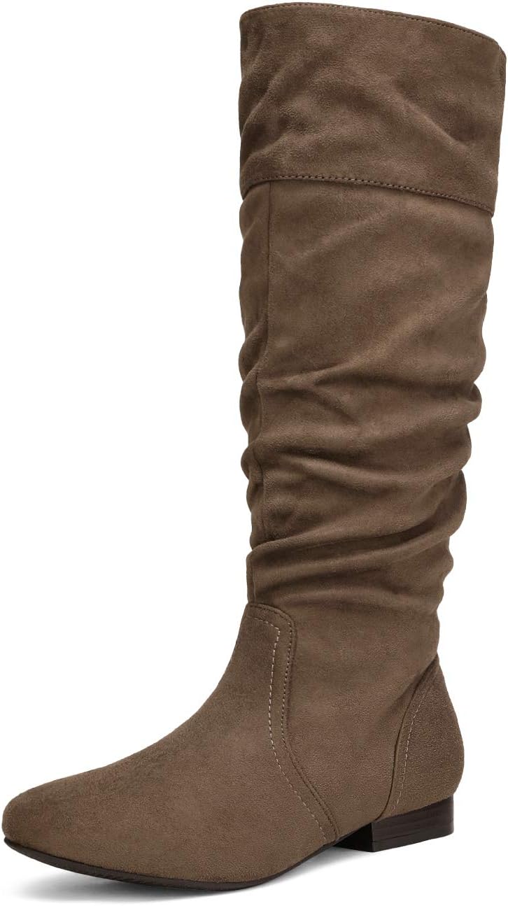 DREAM PAIRS Women's Knee High Pull On Winter Boots for Style