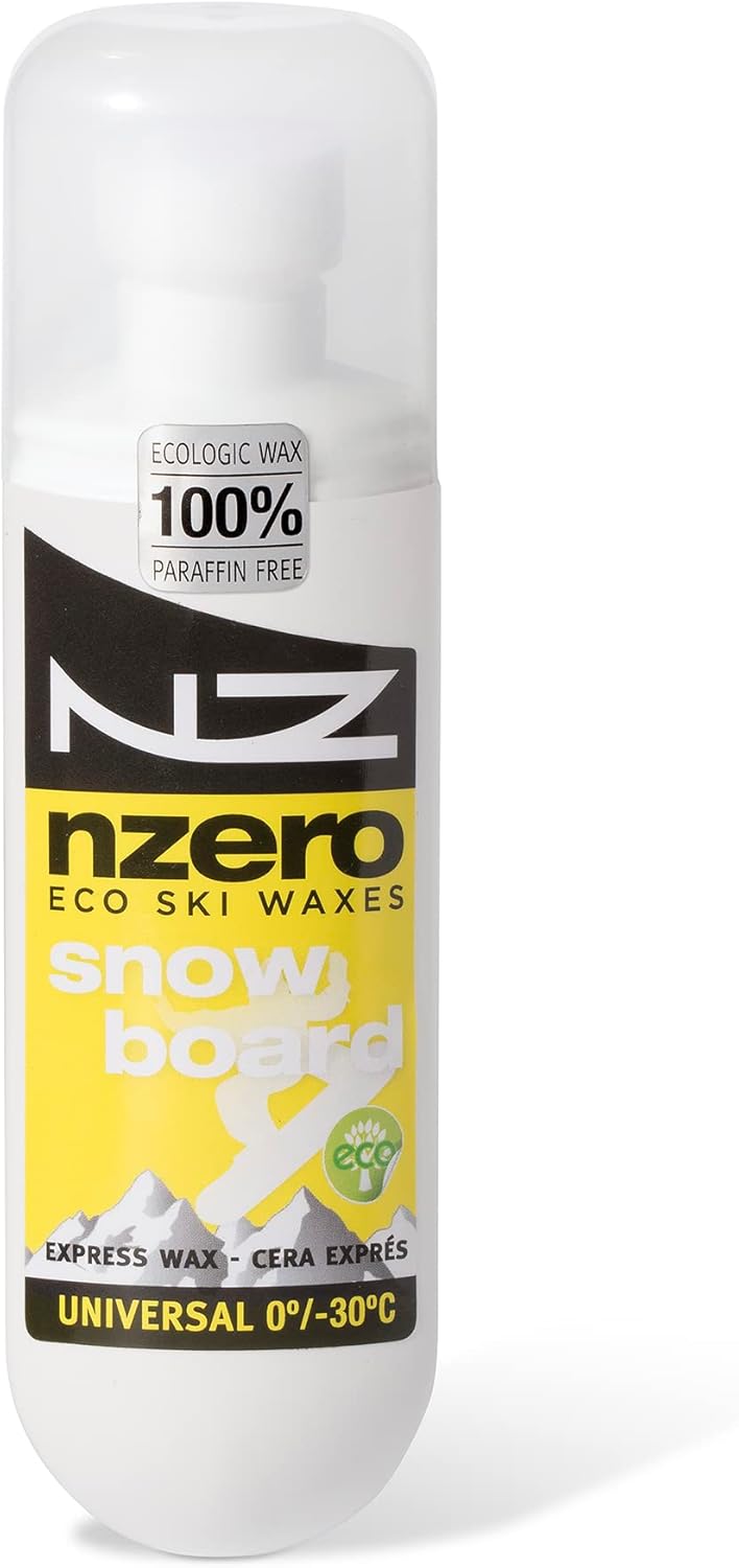 NZEROWAX Organic Liquid Snowboard Wax - Eco-Friendly & All-Conditions - 100ml
