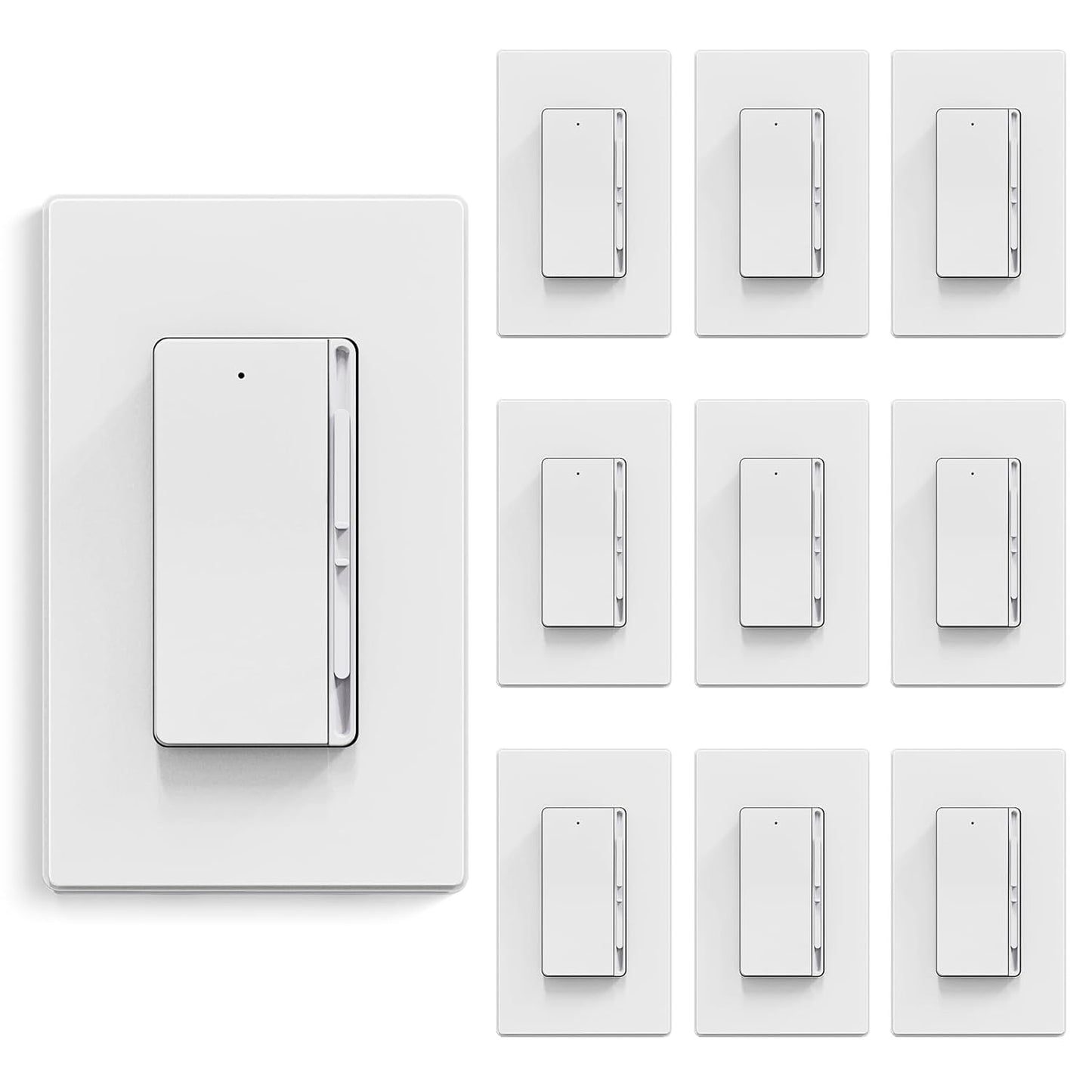 ELEGRP Digital Slide Dimmer Light Switch for Modern Homes