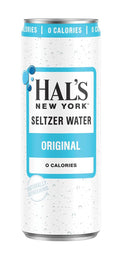 Hals New York Seltzer Water Original Slim Can Pack of 24 - Crisp Zero