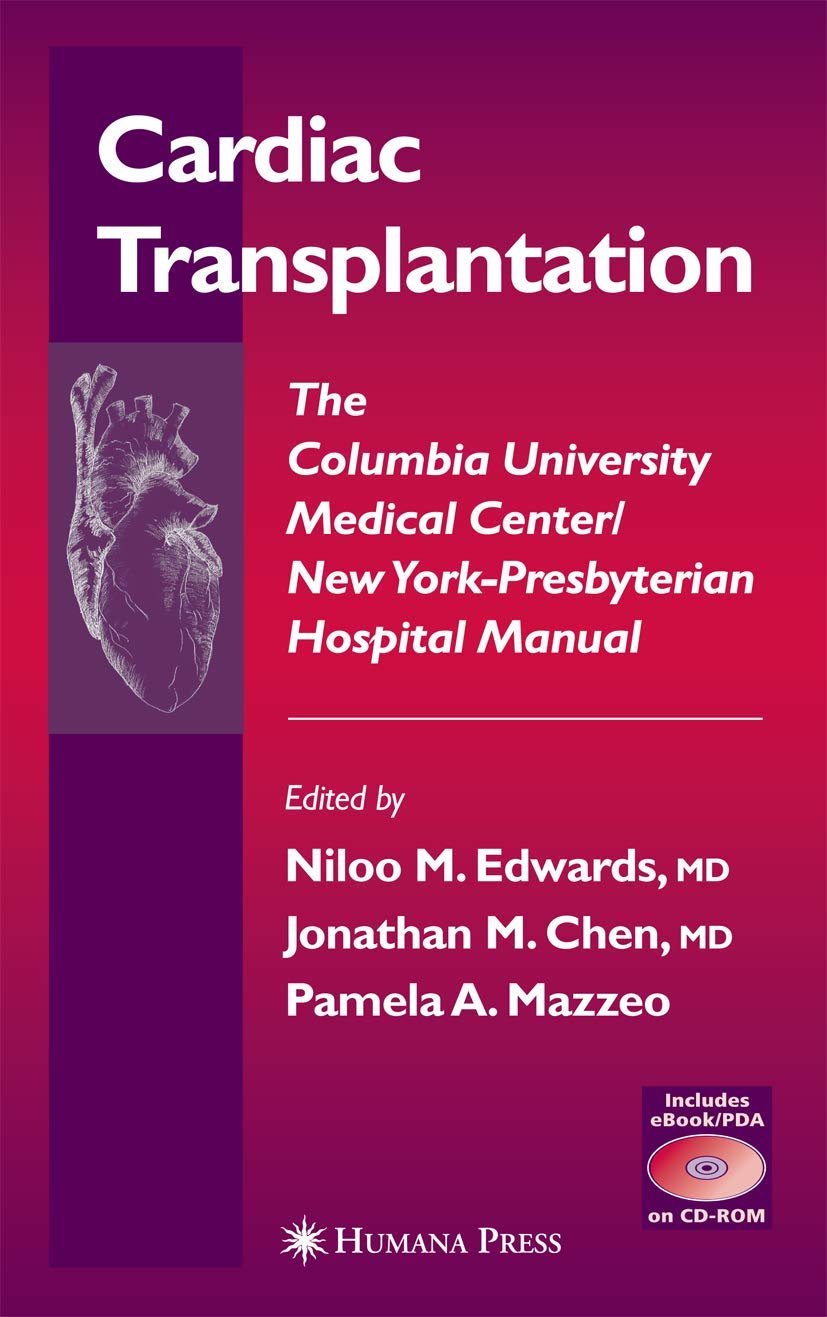 Cardiac Transplantation Manual for Contemporary Cardiology Insights