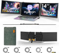 2025 Upgraded 14in Triple Laptop Screen Extender - Ultra-Light