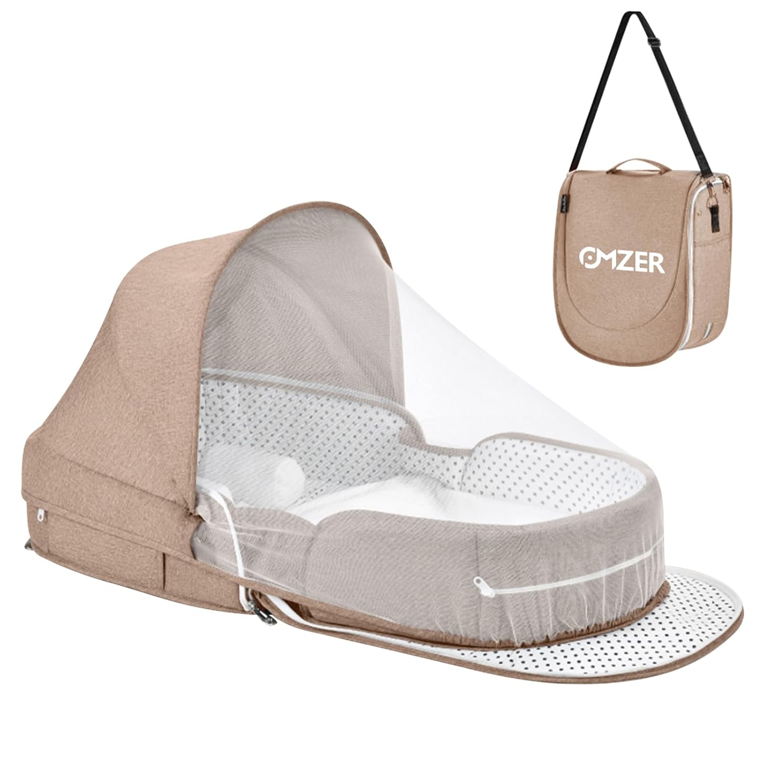 Portable Baby Travel Bassinet - Lightweight Co-Sleeping Bed