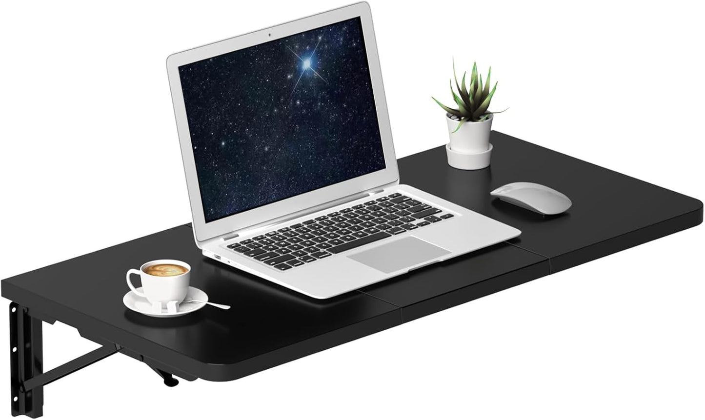 TEAMIX Wall Mounted Desk for Small Spaces - Versatile Folding Table