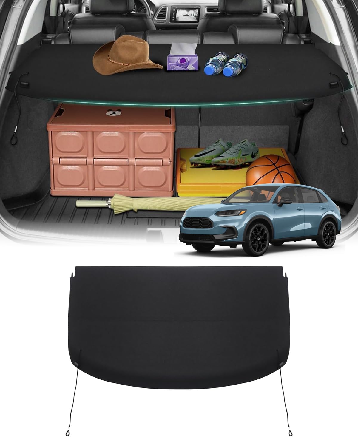 Powerty Cargo Cover for 2023 2024 2025 Honda HR-V Accessories