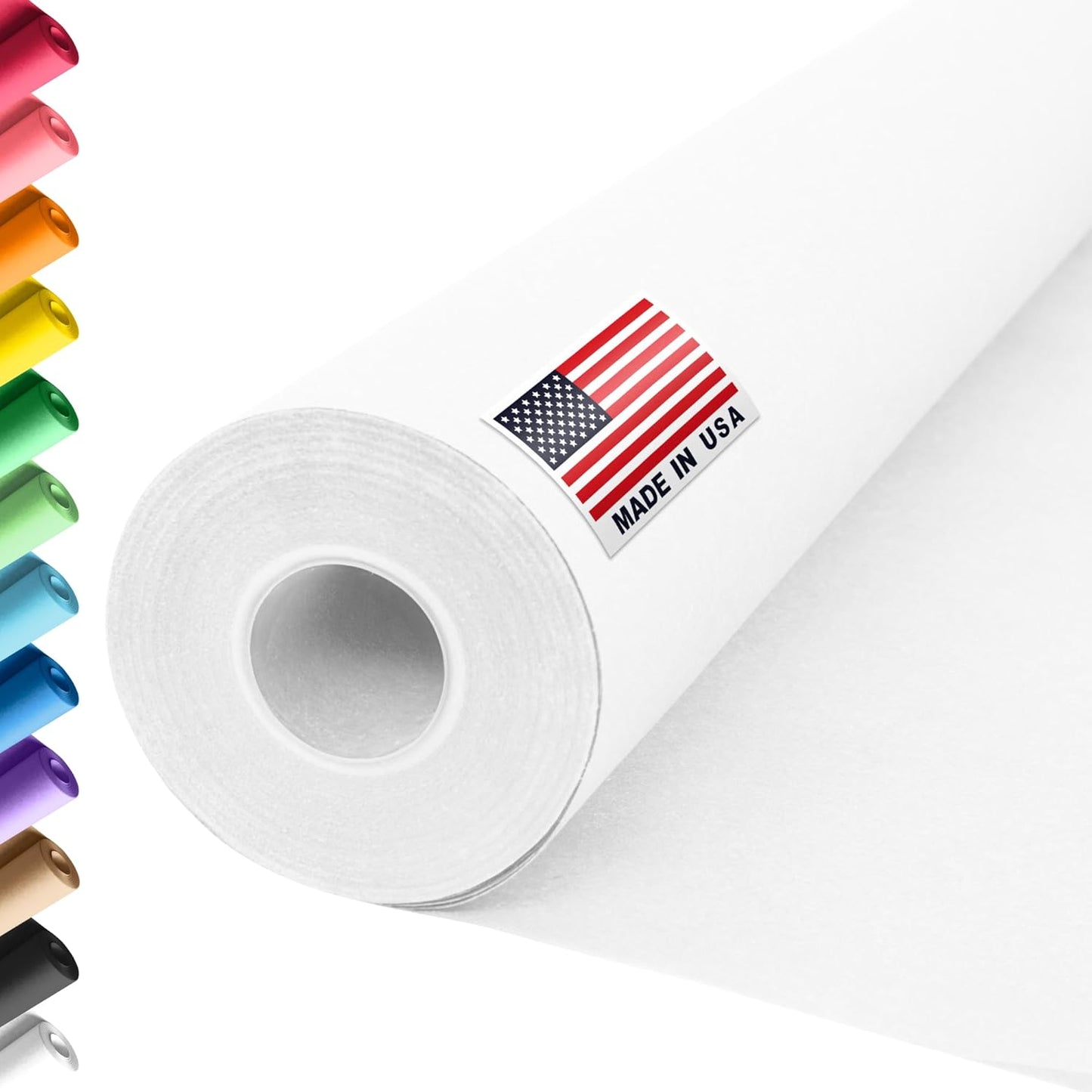 36 in x 1200 in White Construction Paper Roll for Crafts
