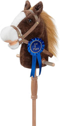 HollyHOME Stick Horse Plush with Realistic Sounds for Kids