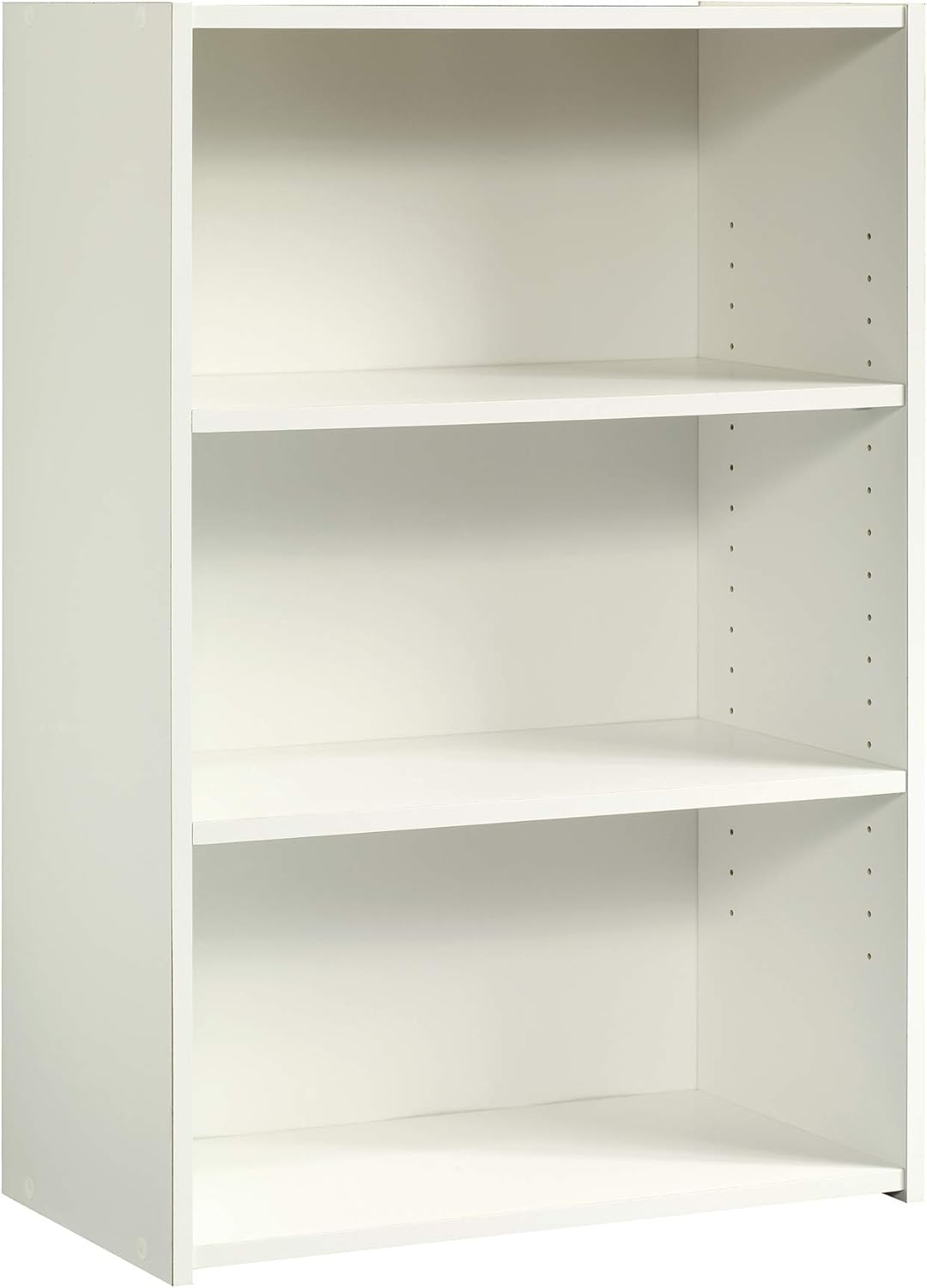 Sauder Beginnings 3-Shelf Bookcase in Soft White Finish