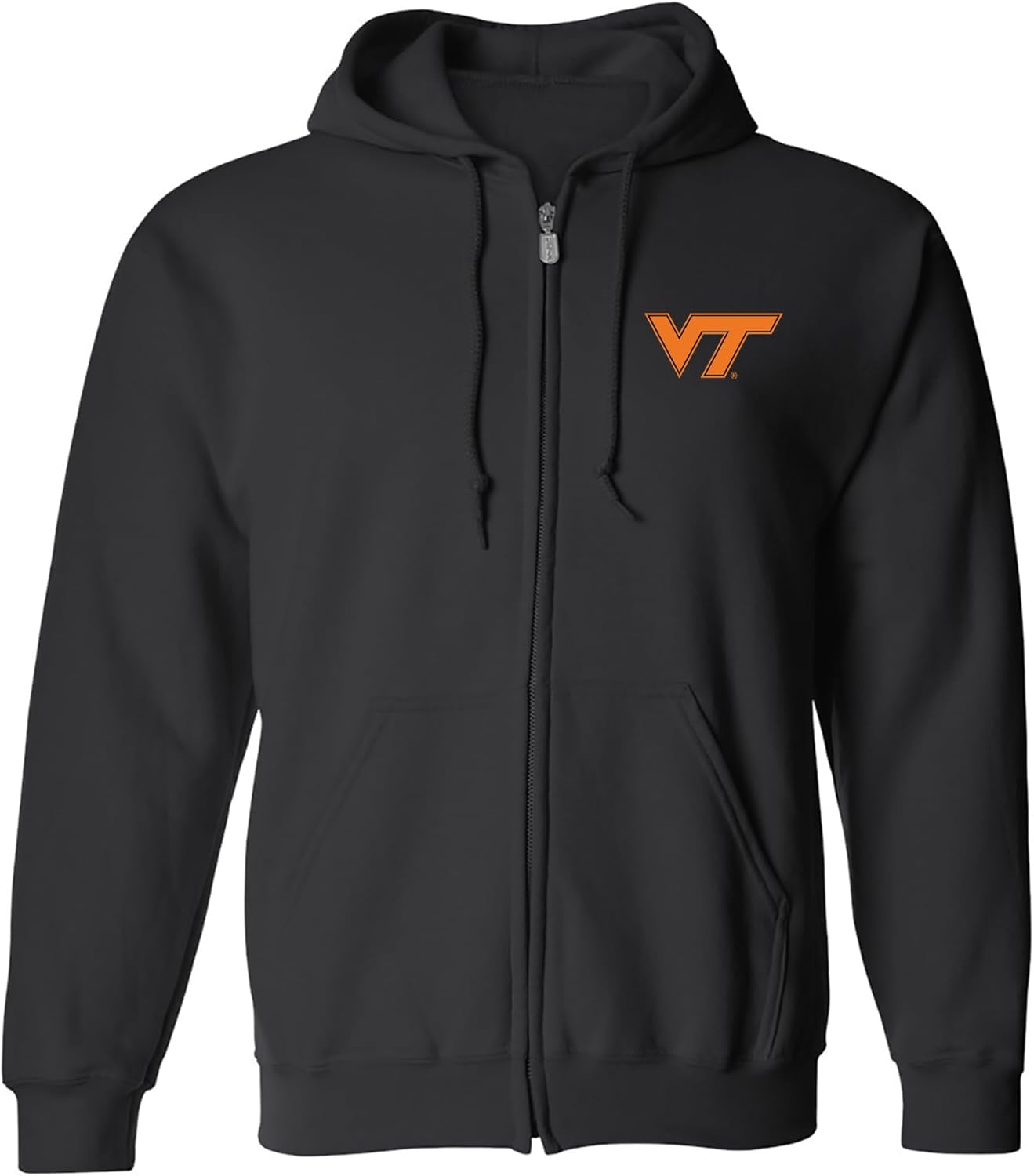 UGP Campus Apparel NCAA Full Zip Hoodie for Virginia Tech Fans