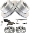 TRQ Rear Brake Pad & Rotor Kit for 2014-2018 Ram 3500