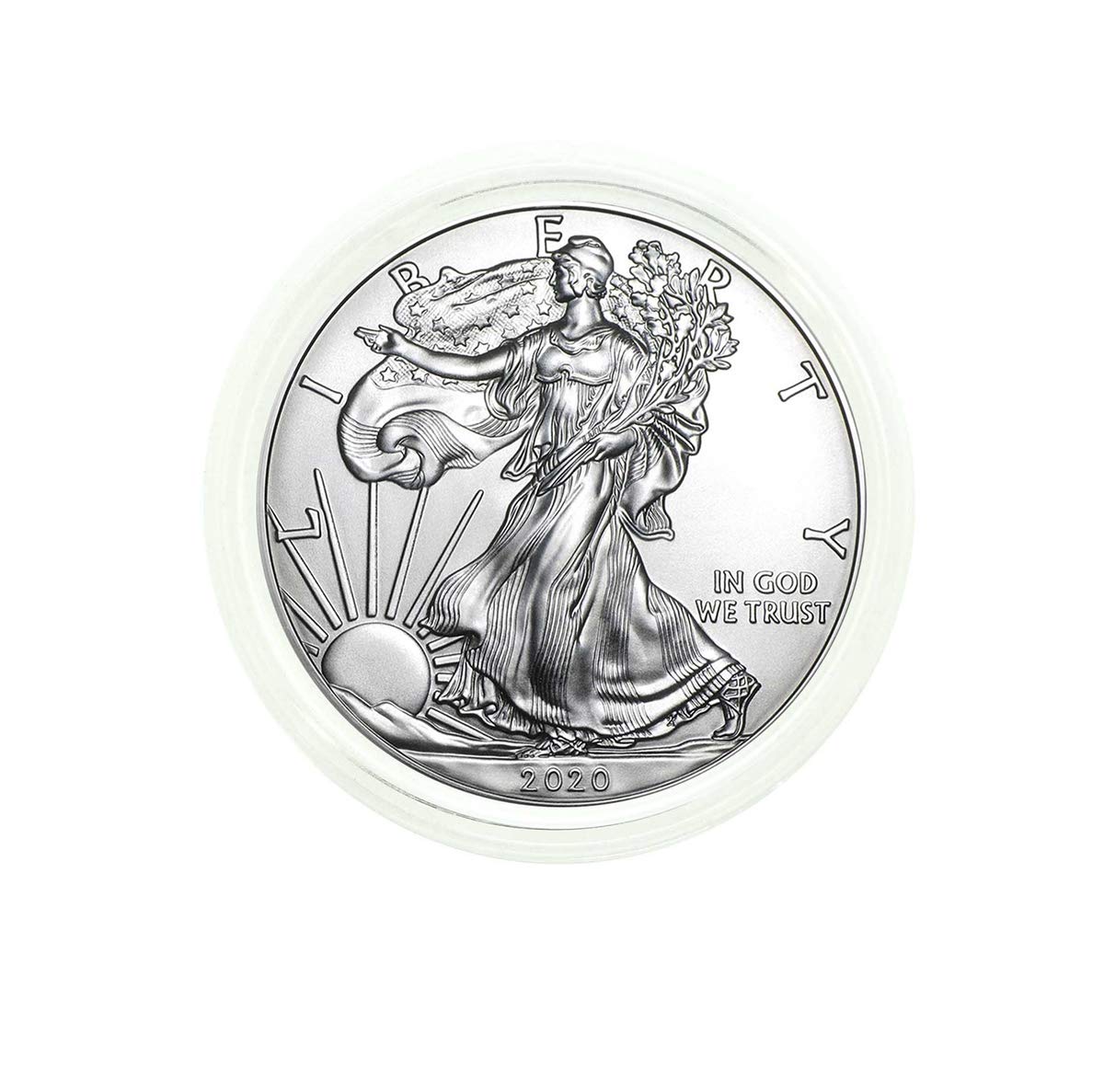 American Silver Eagle .999 Fine Silver Coin with Certificate