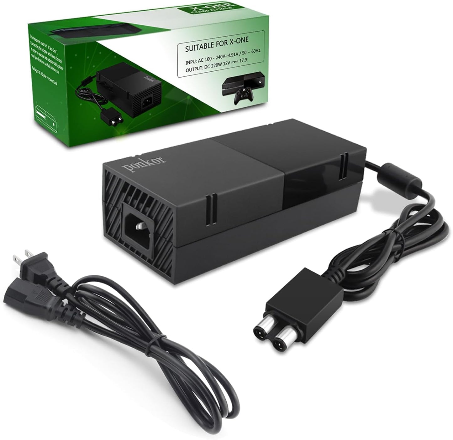Ponkor Xbox One Power Supply - 100-240V Compatibility