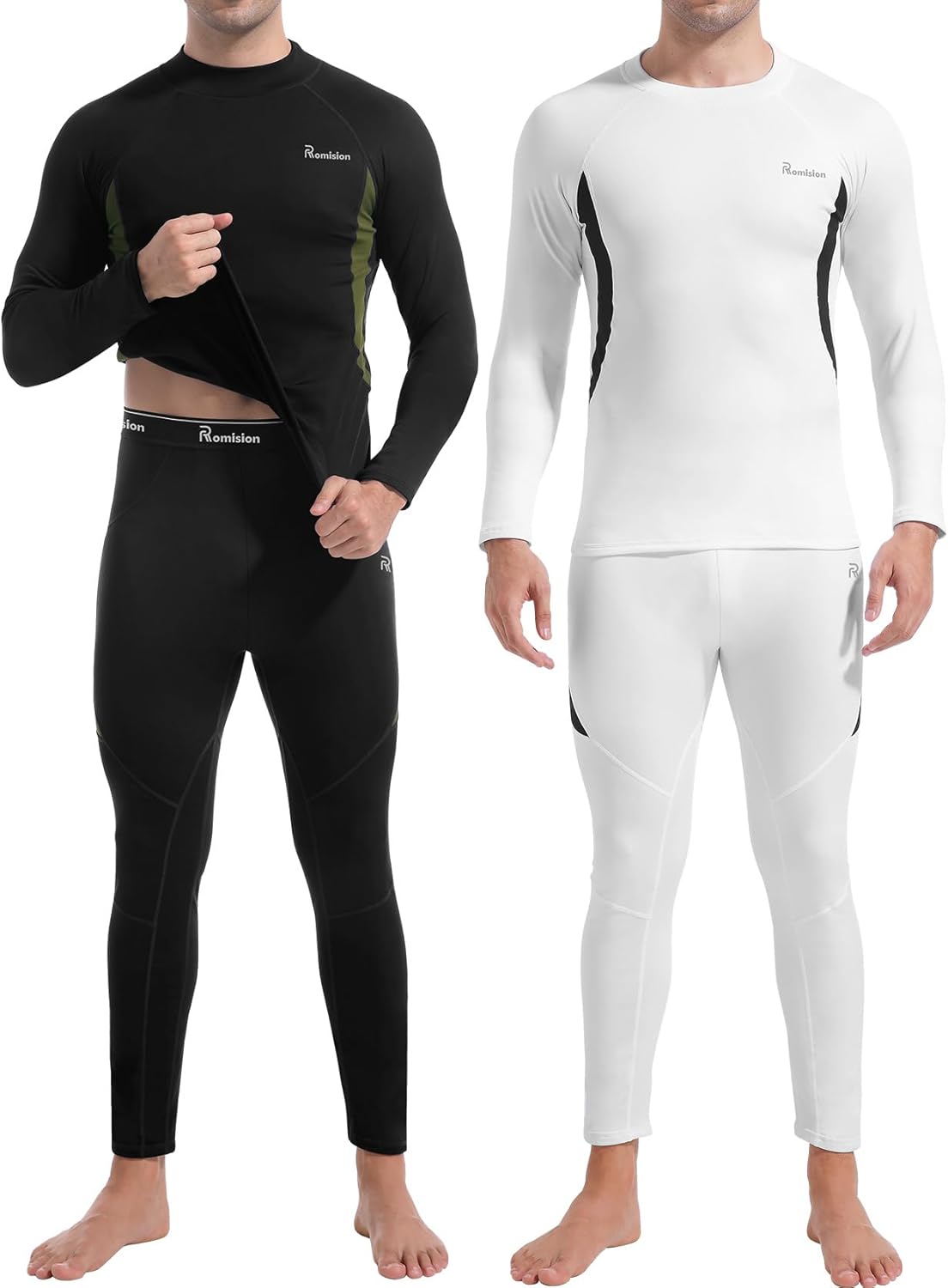 Thermal Underwear for Men Long Johns Fleece Lined Set