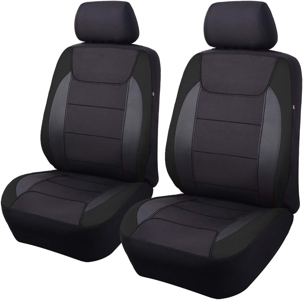 Flying Banner Car Seat Covers - Quality Carbon Fiber Mesh