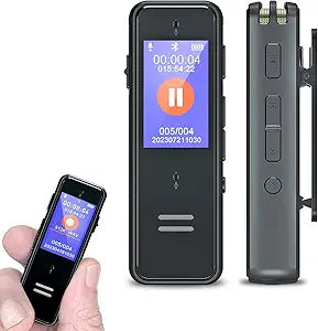 128GB Voice Recorder with Smart APP Control for Easy Recording