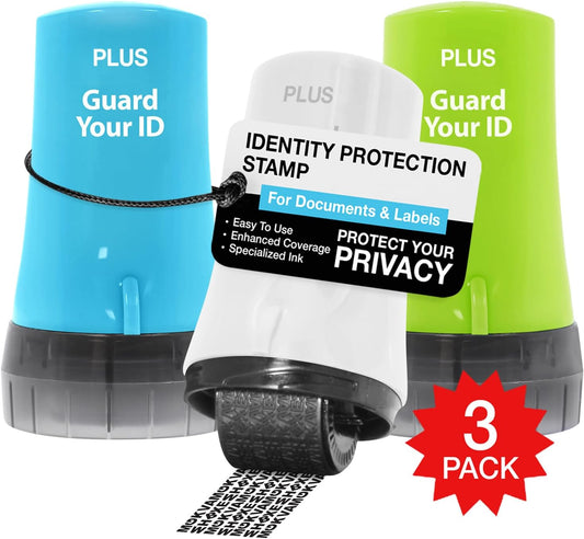 Advanced ID Protection Roller 3-Pack - Mixed Colors