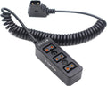 Metal Triple P-TAP D-tap Splitter for Photography Power Needs