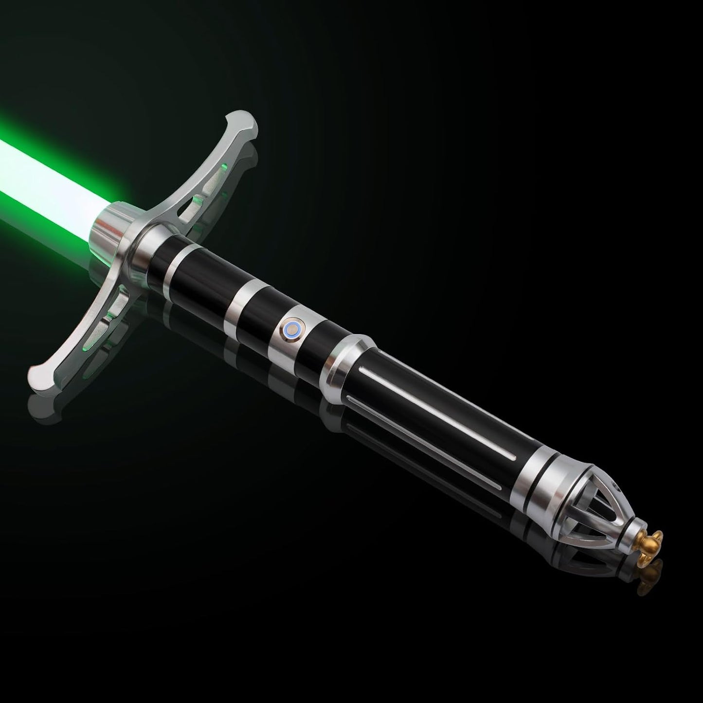 Metal Dueling Light Saber with Gesture Control and Sound Effects