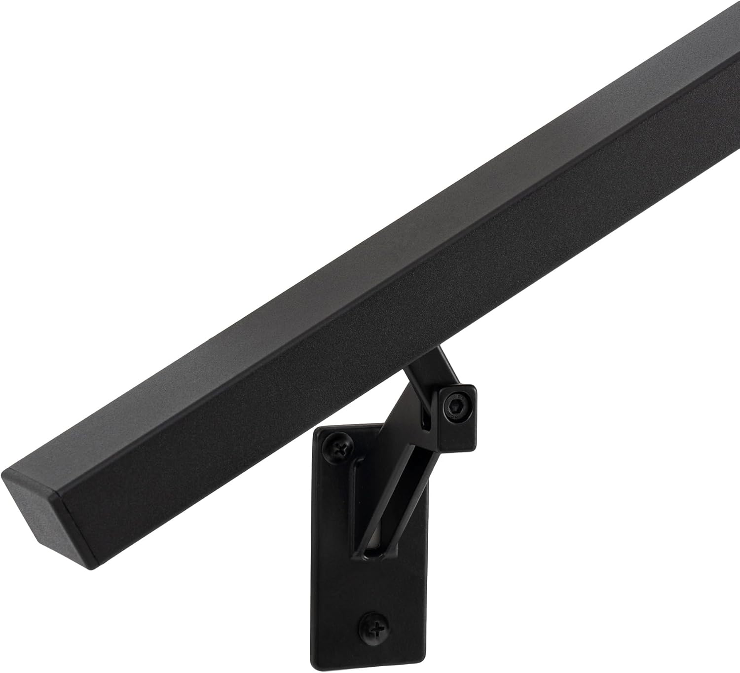 3FT Matte Black Handrails Kit for Indoor Outdoor Stairs