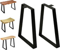 WELLAND 16 in Tall Trapezoid Metal Table Legs for DIY Projects