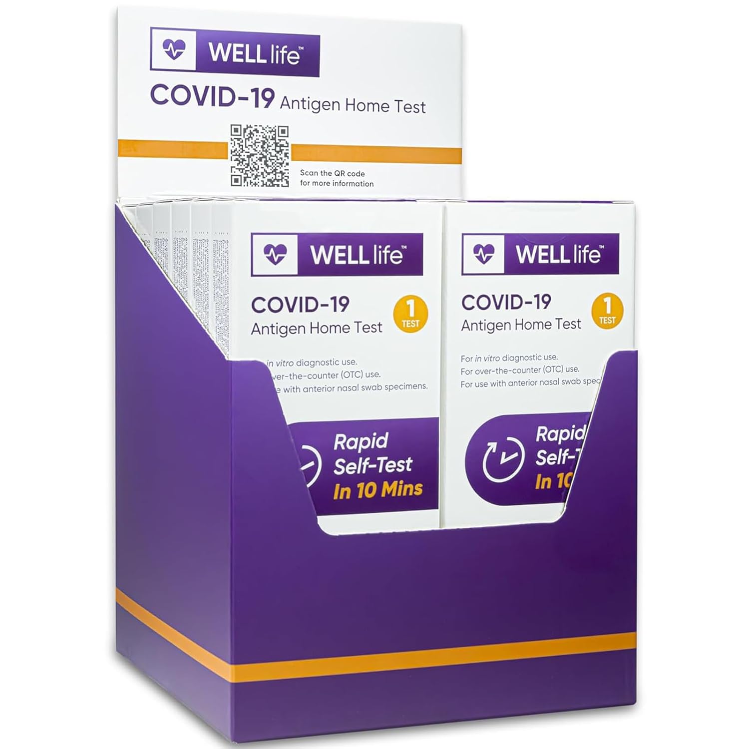 WELLlife Covid-19 Antigen Home Test - Fast, Easy, Reliable Results