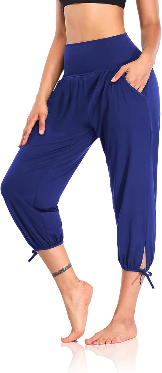 DIBAOLONG Womens Yoga Pants Capri for Comfortable Workouts
