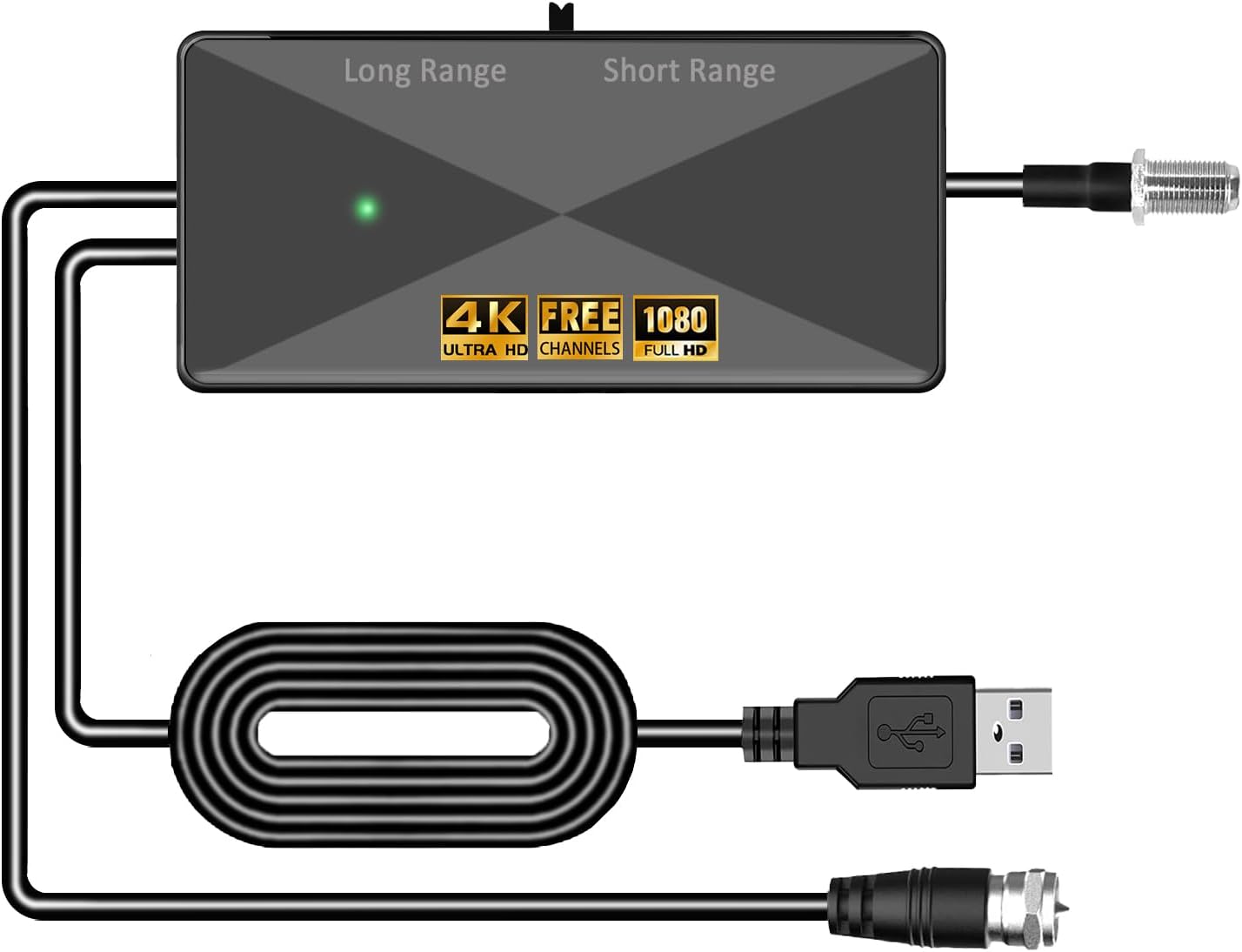 Powerful 25dB TV Antenna Booster Clears Pixelated Signals
