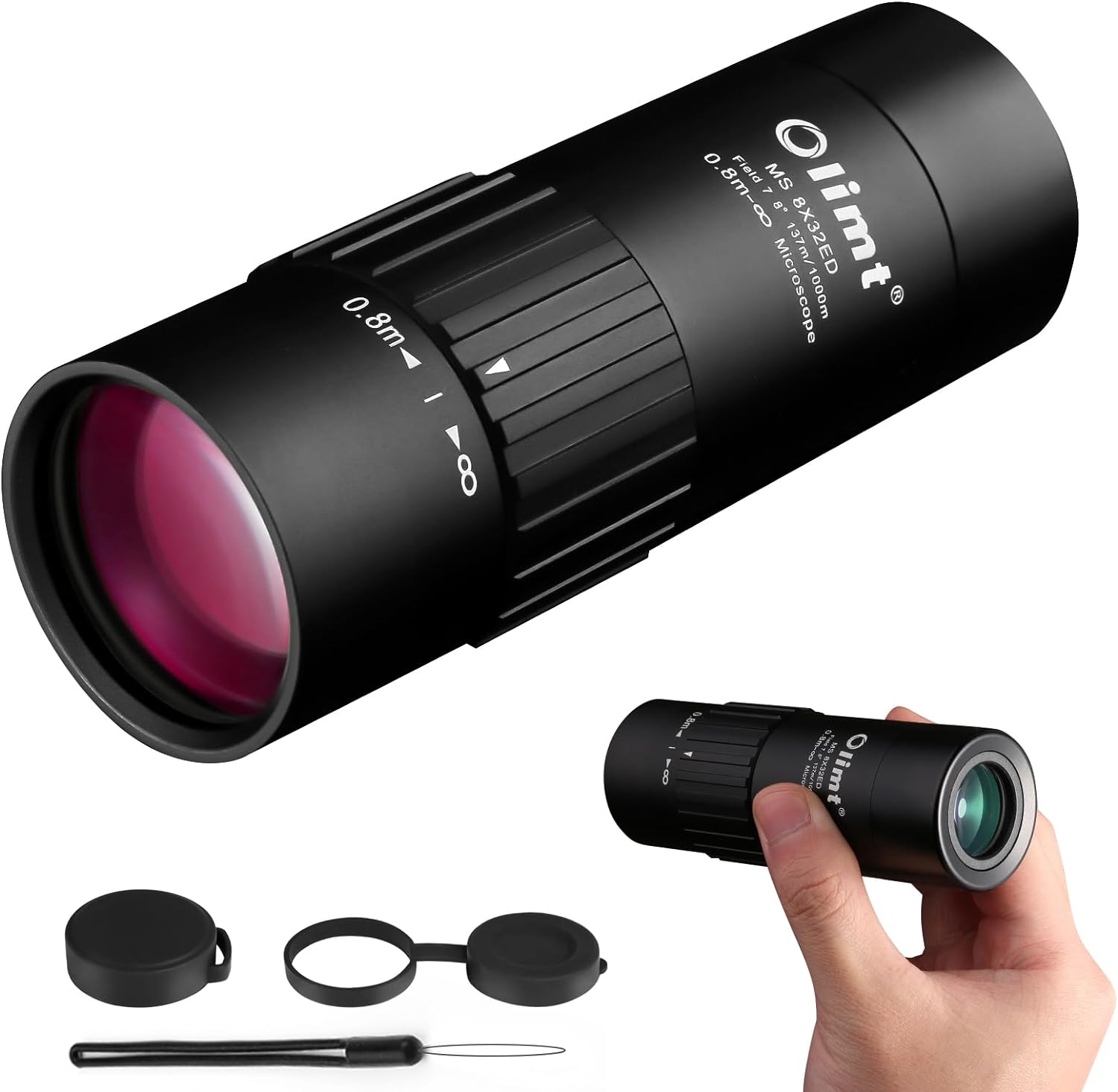 8x32 Monocular Telescope for Adults - Compact and Portable