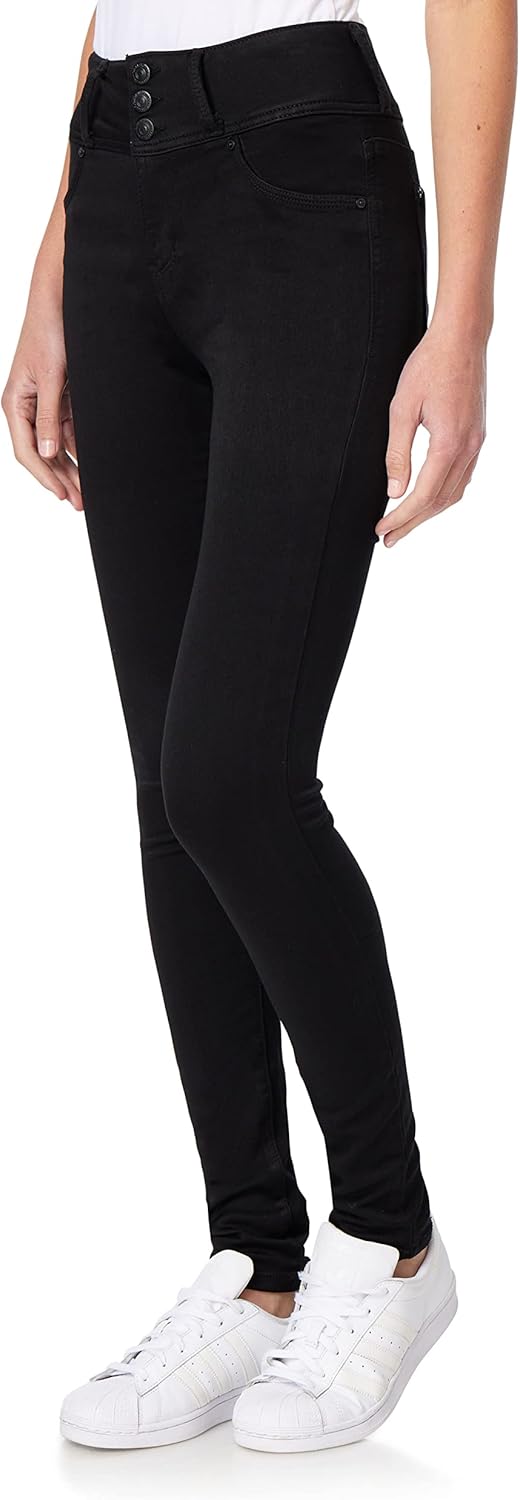 WallFlower Women's Sassy Skinny High-Rise Jeans for Every Body